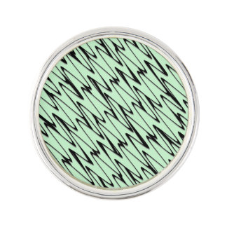Engaging Mint Green Dynamic Lapel Pin