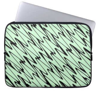 Engaging Mint Green Dynamic  Laptop Sleeve