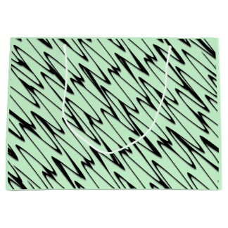 Engaging Mint Green Dynamic  Large Gift Bag
