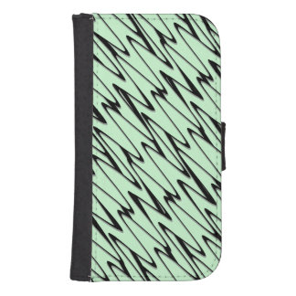 Engaging Mint Green Dynamic  Galaxy S4 Wallet Case