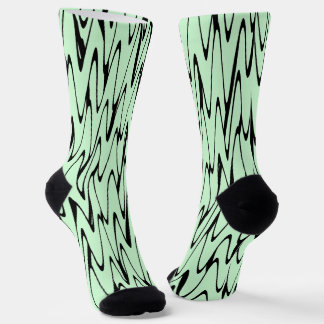 Engaging Mint Green Dynamic  Socks