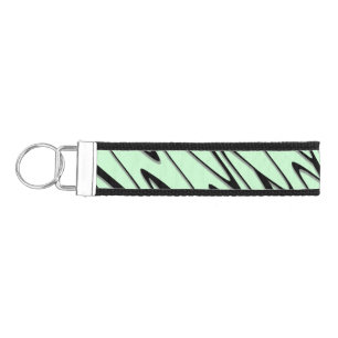 Engaging Mint Green Dynamic Wrist Keychain
