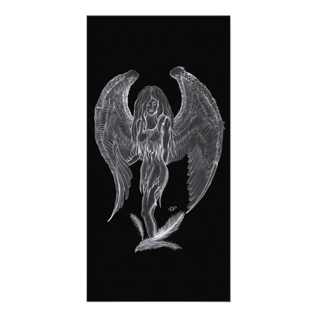 Engel - Black and white design Card (Front)