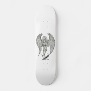 Engel Bleistiftzeichnung Black and white Design Skateboard Deck