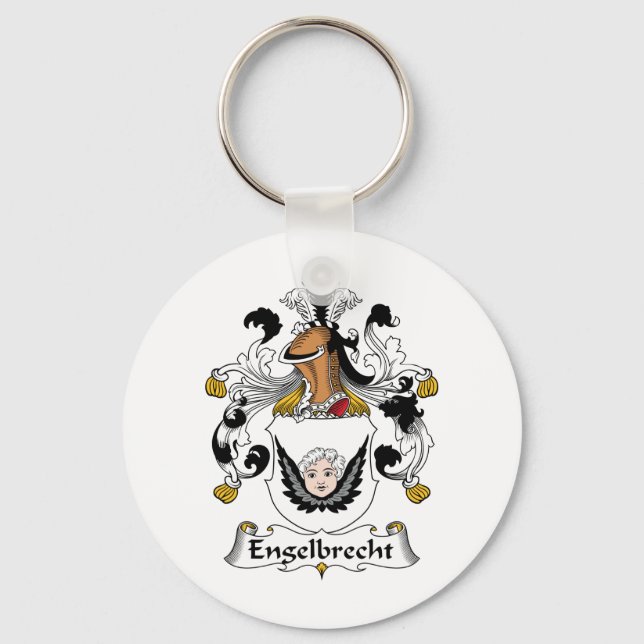 Engelbrecht Family Crest Keychain (Front)