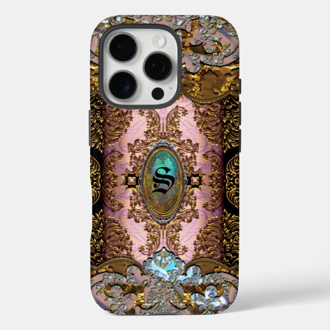 Enghelryste French Beautiful Chic Monogram Case-Mate iPhone Case (Back)