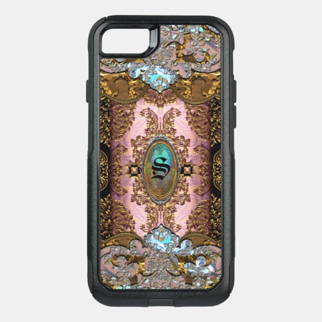 Enghelryste French Girly II Personalized Monogram Otterbox iPhone Case (Back)