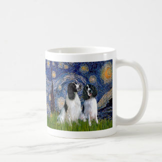 Engilsh Springer Pair - Starry Night Coffee Mug