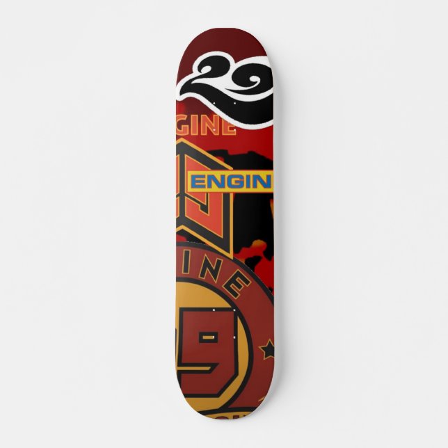 Engine 29 Skateboard Deck (Front)