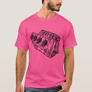 Engine Block Cylinder Car Displacement Fan vintage T-Shirt