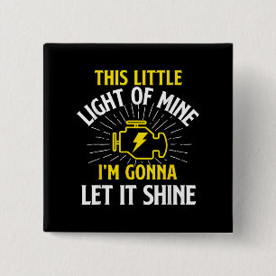 Engine Control Light - Car Guy Auto Mechanic Button