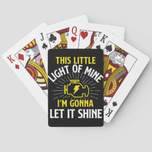 Engine Control Light - Car Guy Auto Mechanic Poker Cards