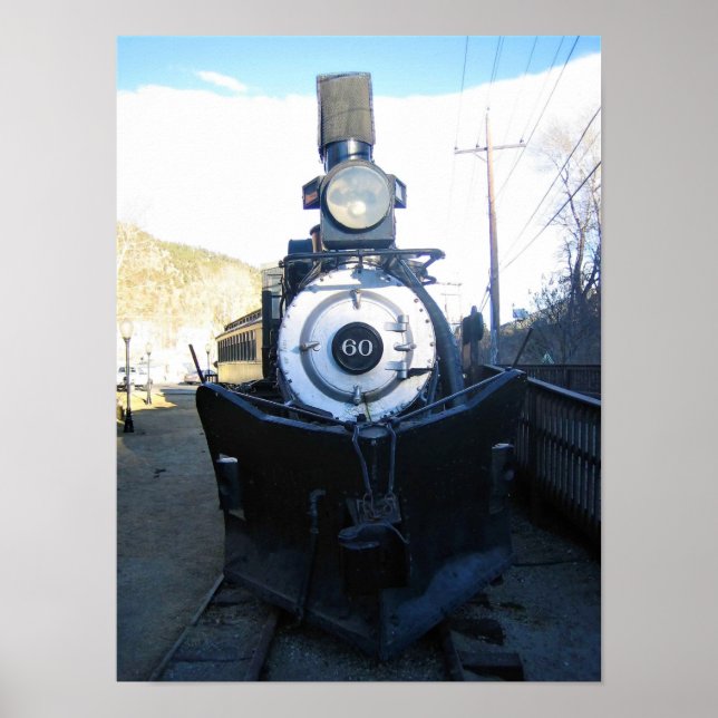 Engine No. 60, Idaho Springs, Colorado Poster (Front)