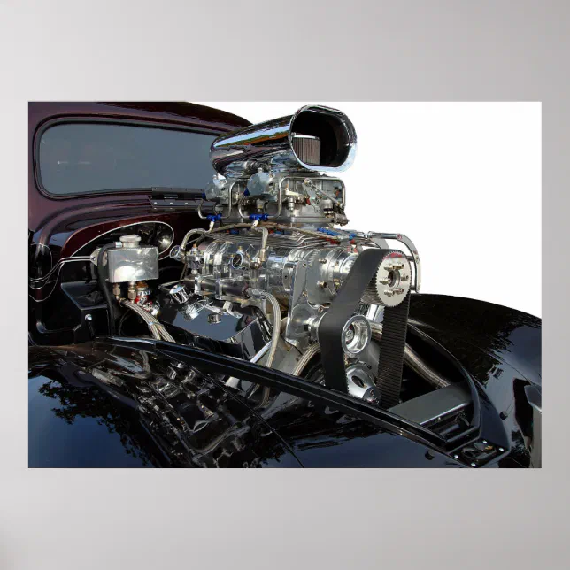Engine Power Poster | Zazzle