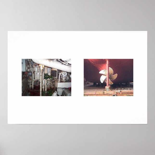 Engine Room 2 And Prop Size 22 By 15 Poster (Front)