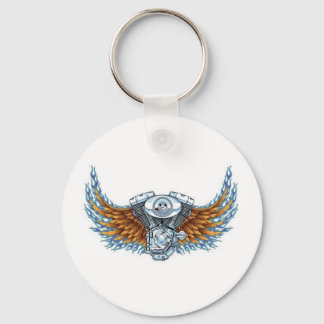 Engine wings keychain