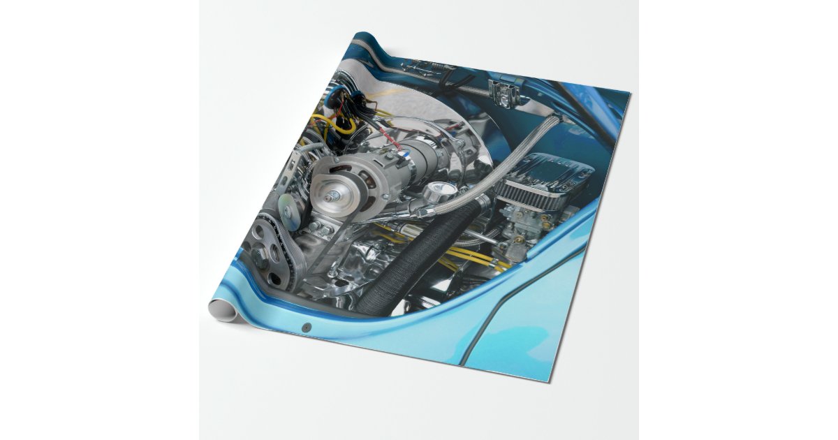 Engine Wrapping Paper Zazzle