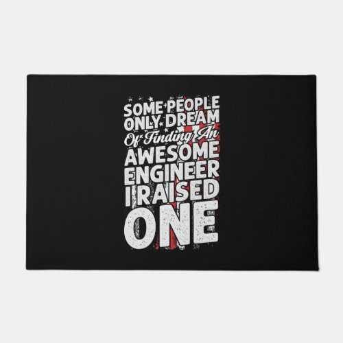 Engineer Art Awesome Engineer Doormat