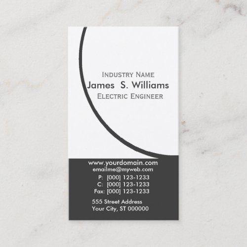 Black and White Original Modern Business Business Cards