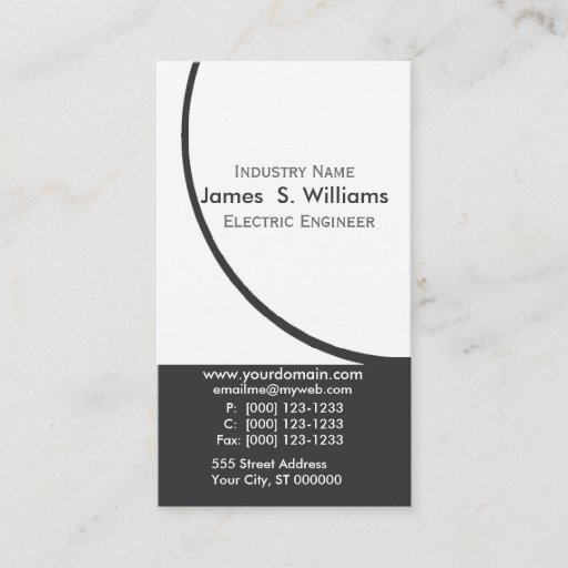 Customizable Black and White Original Modern Business Business Cards