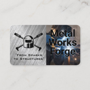 Engineer   Blue Collar Work   Welding Business Card