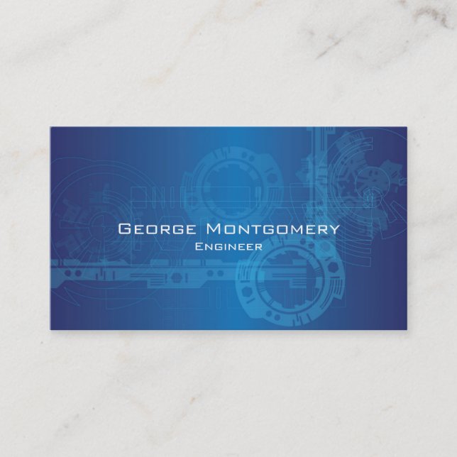 Engineer Business Business Card (Front)