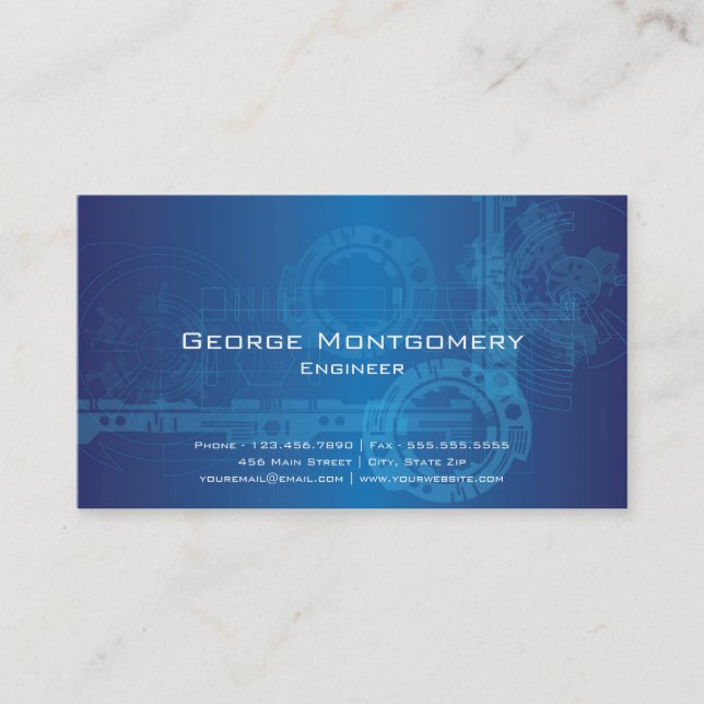 Engineer Business Card (Front)