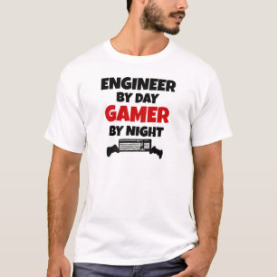 Engineer by Day Gamer by Night T-Shirt