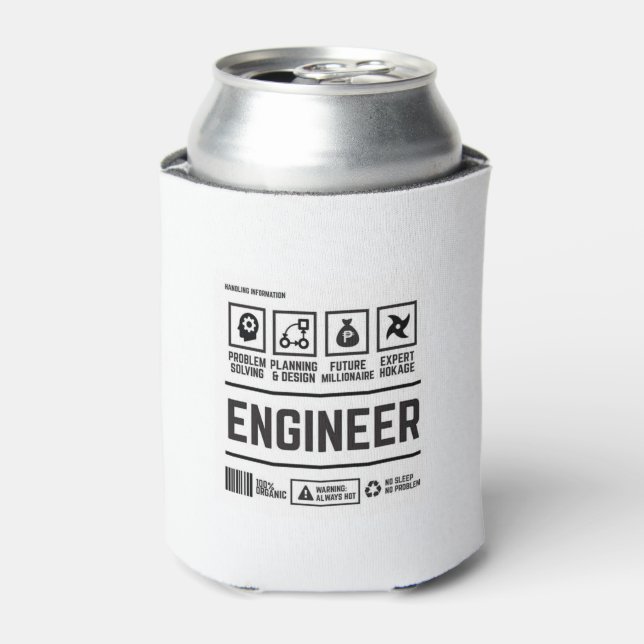 engineer can cooler (Can Front)