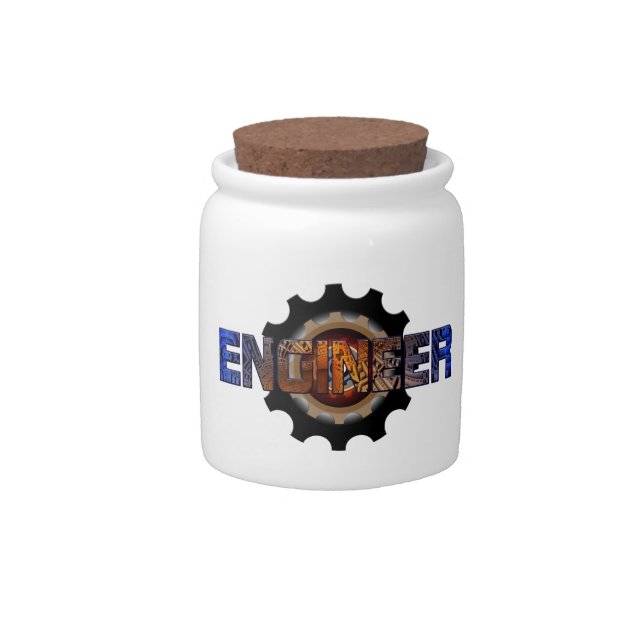 Engineer Candy Jar (Front)