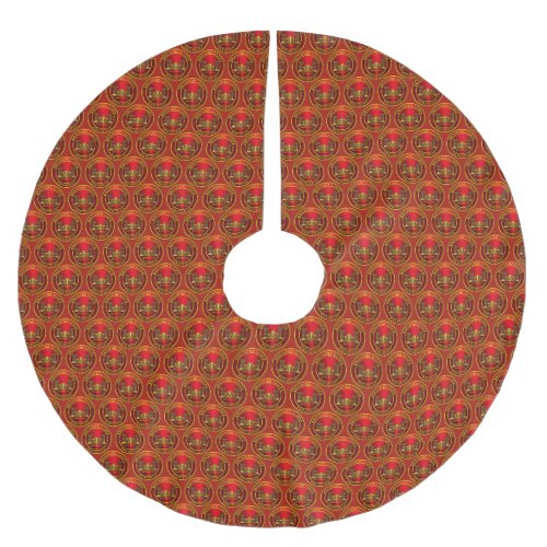 Engineer Corps Brushed Polyester Tree Skirt
