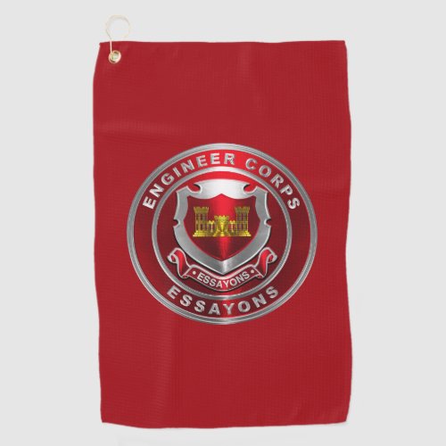Engineer Corps  Golf Towel