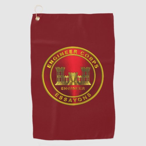 Engineer Corps  Golf Towel