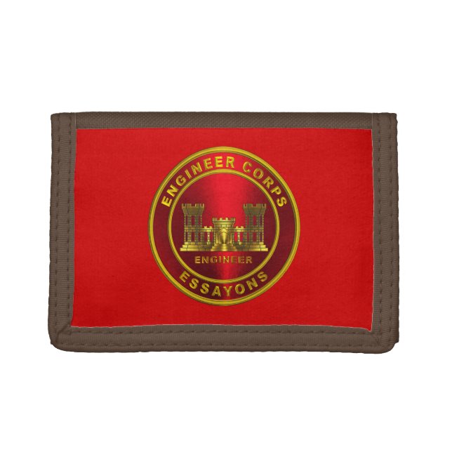 Engineer Corps  Trifold Wallet (Front)
