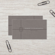 Engineer Crosshairs Professional Business Card