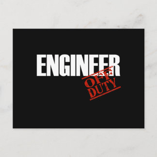 ENGINEER DARK POSTCARD