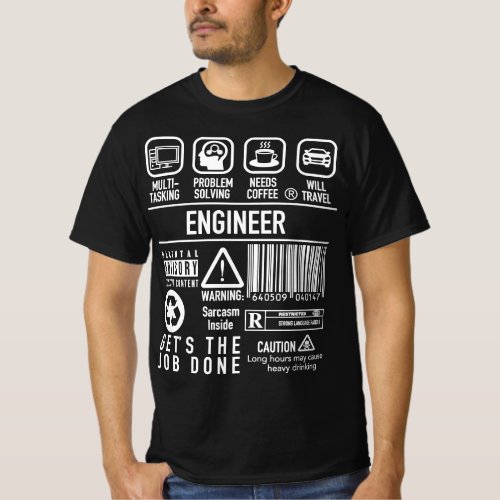 Engineer Definition _ Funny Engineering Gift T_Shirt