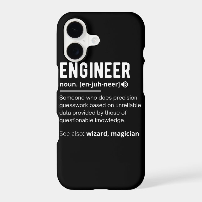 ENGINEER DEFINITION IPHONE CASE (Back)