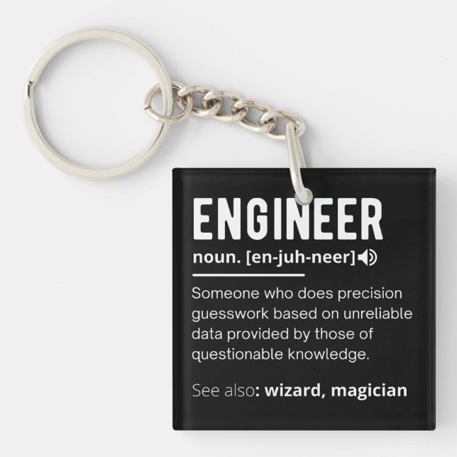 ENGINEER DEFINITION KEYCHAIN (Front)