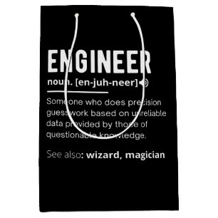 ENGINEER DEFINITION MEDIUM GIFT BAG