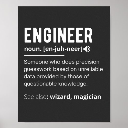 ENGINEER DEFINITION POSTER