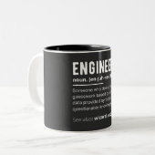 ENGINEER DEFINITION Two-Tone COFFEE MUG (Front Left)