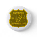 Engineer Drinking League Button