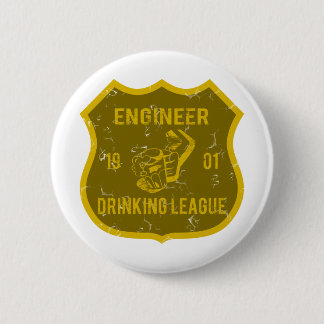 Engineer Drinking League Button