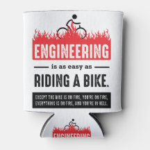 Engineer Easy As Riding A Bike Humor Cookout Day