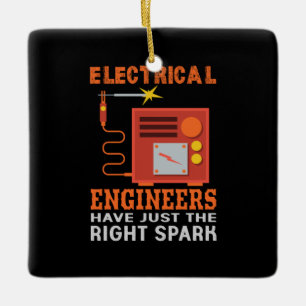 Engineer Electrical Engineers Have Just The Right Ceramic Ornament
