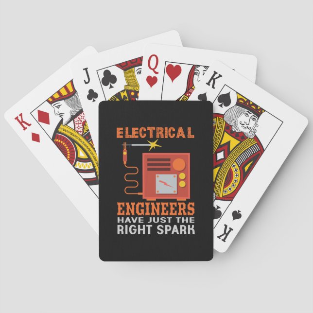 Engineer Electrical Engineers Have Just The Right Poker Cards (Back)