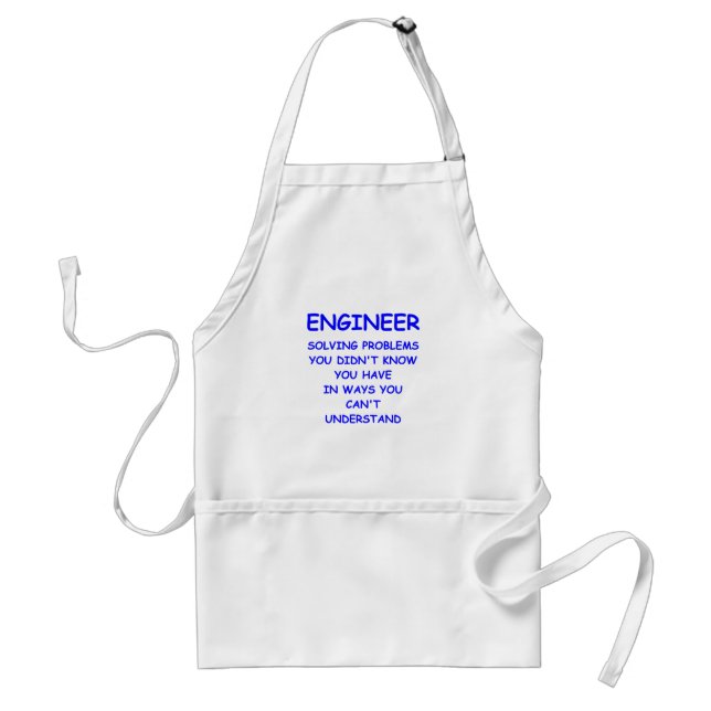 engineer engineering adult apron (Front)