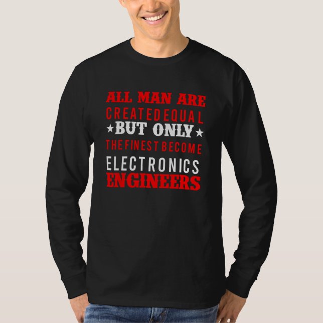 Engineer Engineering Biomedical Electrician Design T-Shirt (Front)