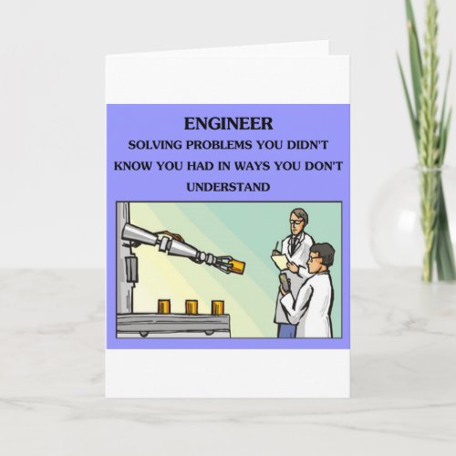engineer engineering joke card